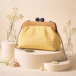 Clutch Vichy Miel
