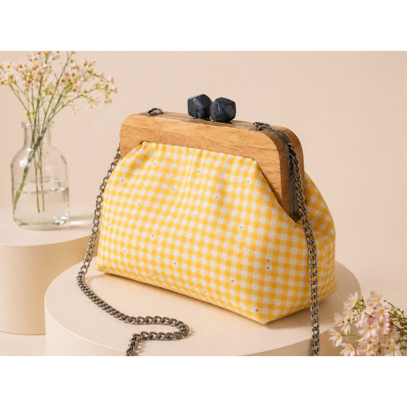 Clutch Vichy Miel
